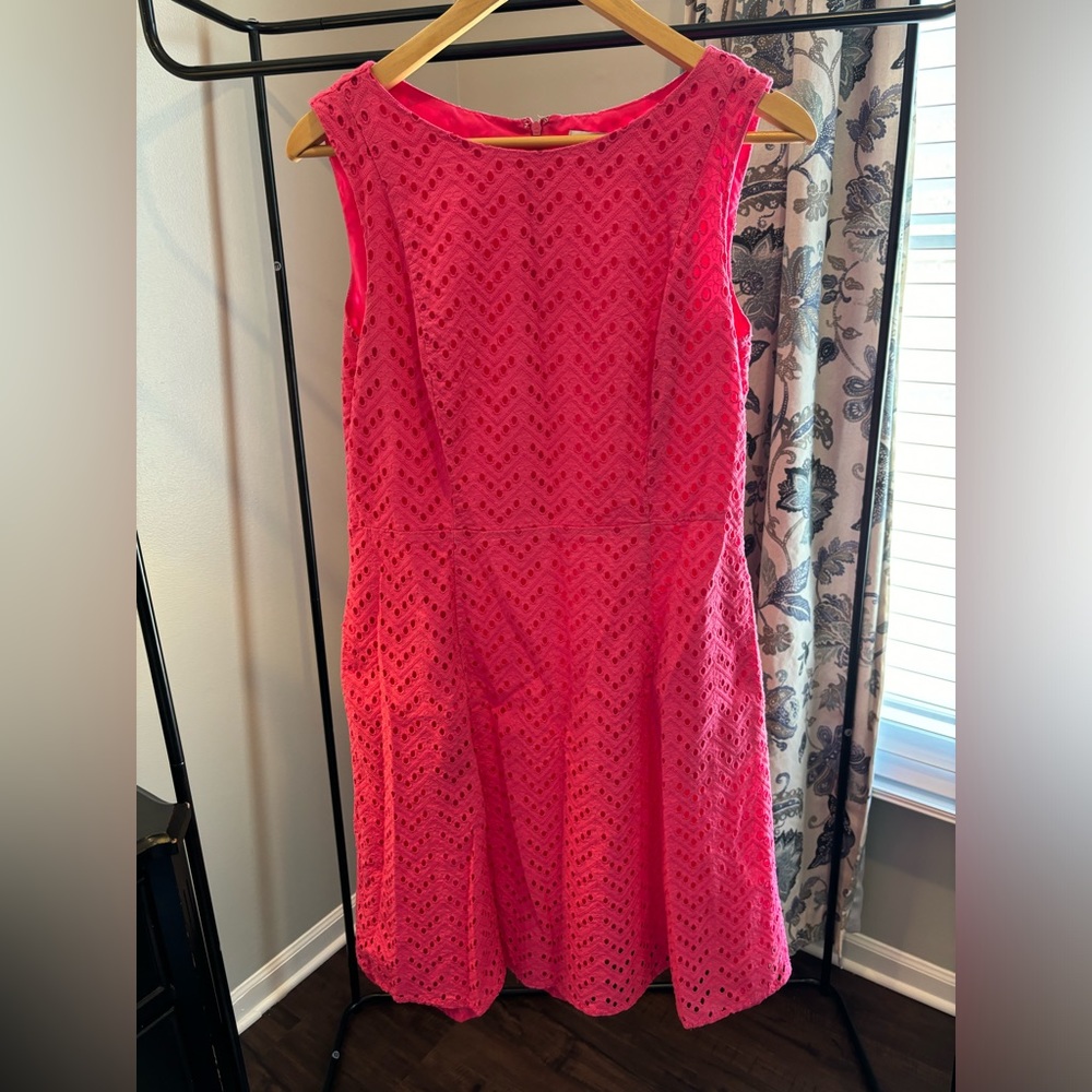 Women’s Size 10 Hot Pink Liz Claiborne Sleeveless Dress